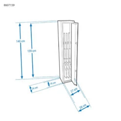 Armoire Forte 4 Armes SOLOGNAC 500 20 Armoire Forte 4 Armes SOLOGNAC 500 -Équipement De Chasse Boutique armoire forte 4 armes solognac 500 8