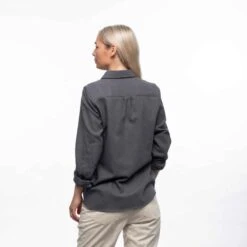 Bergans Of Norway Tovdal - Chemise De Marche Pour Femmes - Gris Foncé -Équipement De Chasse Boutique bergans of norway tovdal chemise de marche pour femmes gris fonce 3