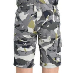 Bermuda Chasse Junior 500 Camouflage Gris -Équipement De Chasse Boutique bermuda chasse junior 500 camouflage gris 4