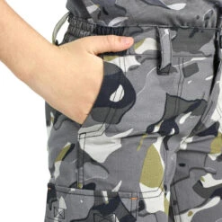 Bermuda Chasse Junior 500 Camouflage Gris -Équipement De Chasse Boutique bermuda chasse junior 500 camouflage gris 7