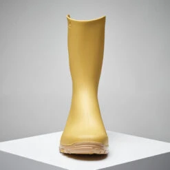 BOTTILLONS JAUNES LEGER PVC 100 FEMME -Équipement De Chasse Boutique bottillons jaunes leger pvc 100 femme 5