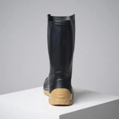 BOTTILLONS NOIRS LEGER PVC 100 FEMME -Équipement De Chasse Boutique bottillons noirs leger pvc 100 femme 3