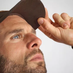 CASQUETTE ECLAIRANTE LED MARRON -Équipement De Chasse Boutique casquette eclairante led marron 3