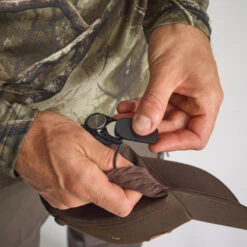 CASQUETTE ECLAIRANTE LED MARRON -Équipement De Chasse Boutique casquette eclairante led marron 5