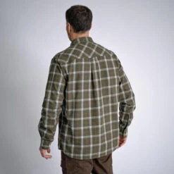 CHEMISE 100 A CARREAUX VERTE -Équipement De Chasse Boutique chemise 100 a carreaux verte 1