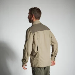CHEMISE MANCHES LONGUES LEGERE ET RESPIRANTE 520 VERTE -Équipement De Chasse Boutique chemise manches longues legere et respirante 520 verte 1