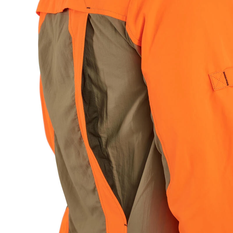 Chemise Manches Longues Légère Et Respirante Chasse 520 Verte Et Fluo 10 Chemise Manches Longues Légère Et Respirante Chasse 520 Verte Et Fluo – Image 8
