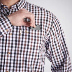 CHEMISE VERNEY CARRON À CARREAUX BLANCHE 10 CHEMISE VERNEY CARRON À CARREAUX BLANCHE -Équipement De Chasse Boutique chemise verney carron a carreaux blanche 3