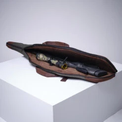 FOURREAU CHASSE CARABINE 500 BATTUE VERT 122 Cm (dimensions Intérieures) -Équipement De Chasse Boutique fourreau chasse carabine 500 battue vert 122 cm dimensions interieures 3