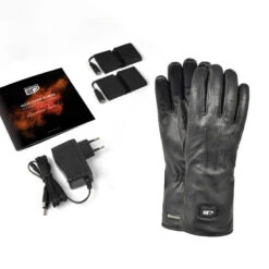 Gants En Cuir Chauffants - Extra Chauds - Noirs -Équipement De Chasse Boutique gants en cuir chauffants extra chauds noirs 5
