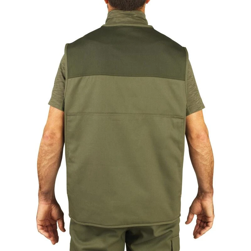 Gilet Chasse Léger Homme - 100 Vert 7 Gilet Chasse Léger Homme - 100 Vert – Image 5