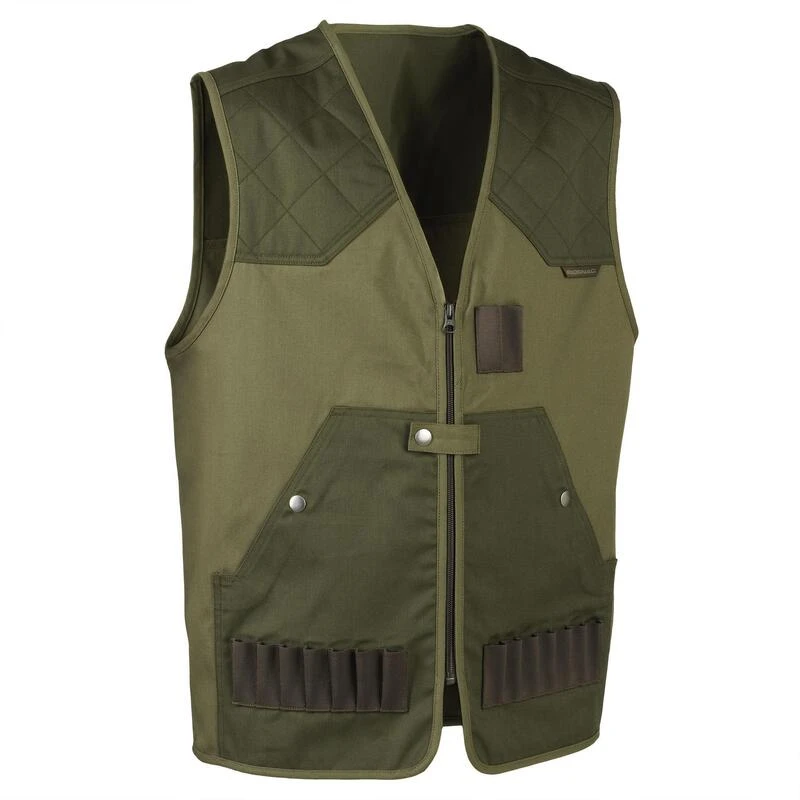 Gilet Chasse Léger Homme - 100 Vert 3 Gilet Chasse Léger Homme - 100 Vert