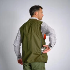 Gilet Chasse Réversible 500 Fluo/vert -Équipement De Chasse Boutique gilet chasse reversible 500 fluovert 5