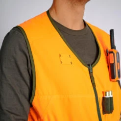 Gilet Chasse Réversible 500 Fluo/vert -Équipement De Chasse Boutique gilet chasse reversible 500 fluovert 7