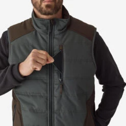 Gilet De Chasse Chaud Vert 500. -Équipement De Chasse Boutique gilet de chasse chaud vert 500 5