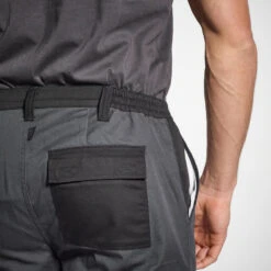 PANTALON CARGO RESISTANT STEPPE 300 BICOLORE GRIS ET NOIR 11 PANTALON CARGO RESISTANT STEPPE 300 BICOLORE GRIS ET NOIR -Équipement De Chasse Boutique pantalon cargo resistant steppe 300 bicolore gris et noir 3