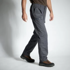 PANTALON CARGO RESISTANT STEPPE 300 GRIS -Équipement De Chasse Boutique pantalon cargo resistant steppe 300 gris 3