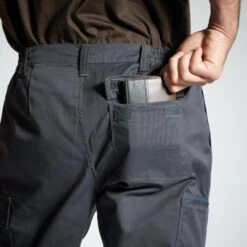 PANTALON CARGO RESISTANT STEPPE 300 GRIS -Équipement De Chasse Boutique pantalon cargo resistant steppe 300 gris 7