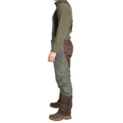 PANTALON CHASSE A BRETELLES CHAUD -20°C VERT 100 -Équipement De Chasse Boutique pantalon chasse a bretelles chaud 20c vert 100 2