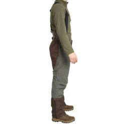 PANTALON CHASSE A BRETELLES CHAUD -20°C VERT 100 -Équipement De Chasse Boutique pantalon chasse a bretelles chaud 20c vert 100 3