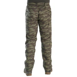 PANTALON CHASSE CHAUD CAMOUFLAGE 100 -Équipement De Chasse Boutique pantalon chasse chaud camouflage 100 4