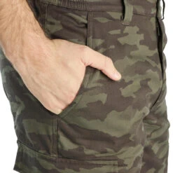 PANTALON CHASSE CHAUD CAMOUFLAGE 100 -Équipement De Chasse Boutique pantalon chasse chaud camouflage 100 7