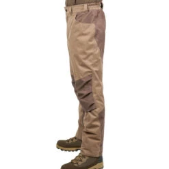 PANTALON CHASSE IMPERMEABLE CHAUD SILENCIEUX MARRON 520 13 PANTALON CHASSE IMPERMEABLE CHAUD SILENCIEUX MARRON 520 -Équipement De Chasse Boutique pantalon chasse impermeable chaud silencieux marron 520 2