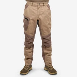 PANTALON CHASSE IMPERMEABLE CHAUD SILENCIEUX MARRON 520 17 PANTALON CHASSE IMPERMEABLE CHAUD SILENCIEUX MARRON 520 -Équipement De Chasse Boutique pantalon chasse impermeable chaud silencieux marron 520 6