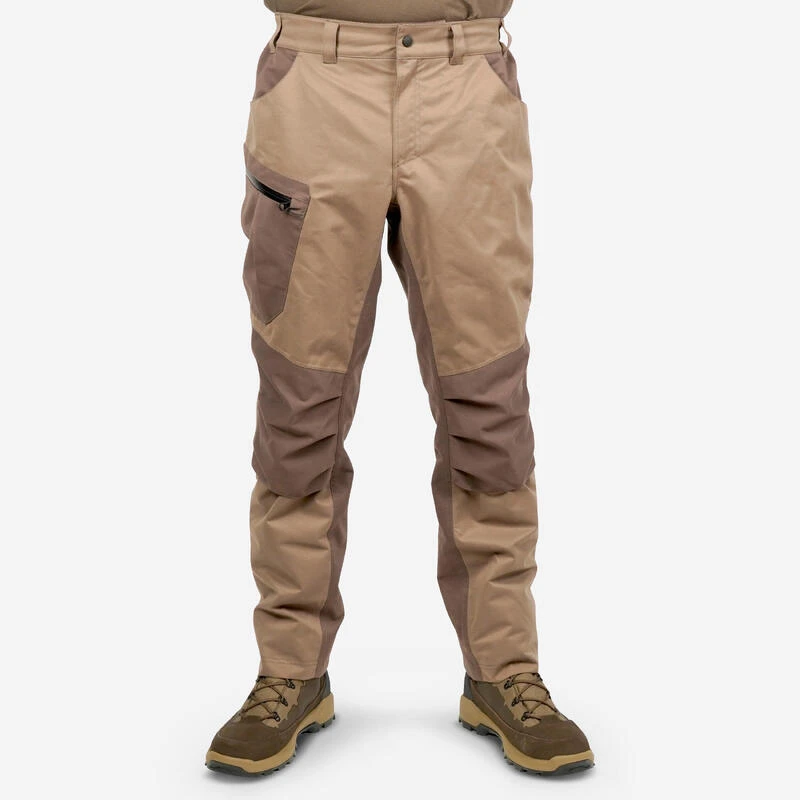 PANTALON CHASSE IMPERMEABLE CHAUD SILENCIEUX MARRON 520 9 PANTALON CHASSE IMPERMEABLE CHAUD SILENCIEUX MARRON 520 – Image 7