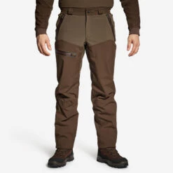 PANTALON CHASSE IMPERMÉABLE RENFORT MARRON 900 BÉCASSE 14 PANTALON CHASSE IMPERMÉABLE RENFORT MARRON 900 BÉCASSE -Équipement De Chasse Boutique pantalon chasse impermeable renfort marron 900 becasse 2