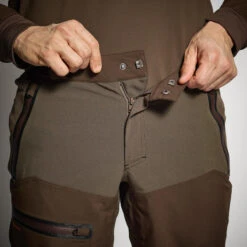 PANTALON CHASSE IMPERMÉABLE RENFORT MARRON 900 BÉCASSE 20 PANTALON CHASSE IMPERMÉABLE RENFORT MARRON 900 BÉCASSE -Équipement De Chasse Boutique pantalon chasse impermeable renfort marron 900 becasse 8