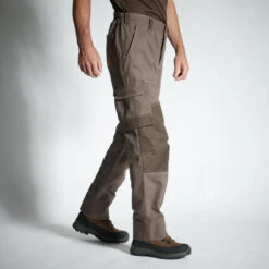 PANTALON CHAUD RESISTANT 500 MARRON -Équipement De Chasse Boutique pantalon chaud resistant 500 marron 3