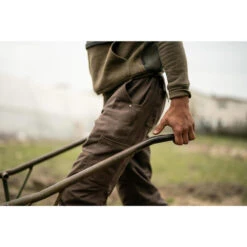PANTALON CHAUD RESISTANT 500 MARRON -Équipement De Chasse Boutique pantalon chaud resistant 500 marron 7