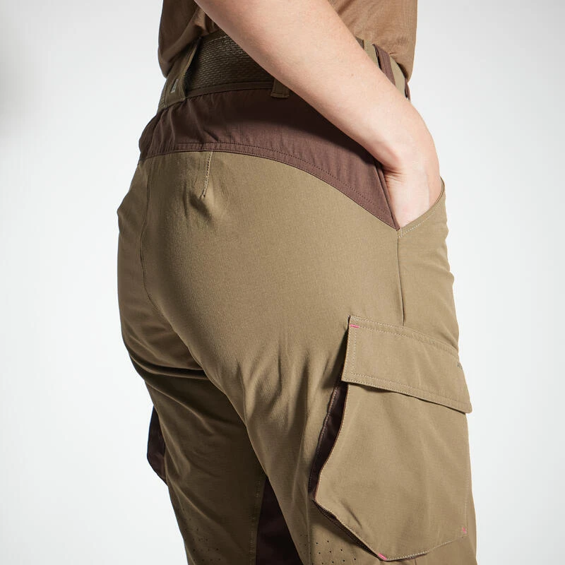 PANTALON FEMME 500 LEGER RESPIRANT MARRON 6 PANTALON FEMME 500 LEGER RESPIRANT MARRON – Image 4