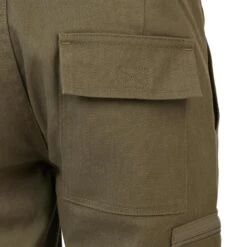 PANTALON RENFORT JUNIOR - 100 VERT ET MARRON 20 PANTALON RENFORT JUNIOR - 100 VERT ET MARRON -Équipement De Chasse Boutique pantalon renfort junior 100 vert et marron 8