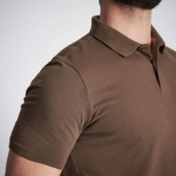 POLO 500 MARRON -Équipement De Chasse Boutique polo 500 marron 3