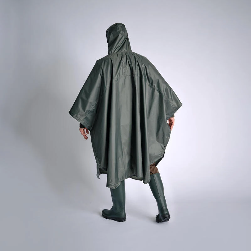 PONCHO LONG IMPERMEABLE 500 VERT 4 PONCHO LONG IMPERMEABLE 500 VERT – Image 2