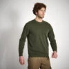 PULL CHASSE VERT 100 1 PULL CHASSE VERT 100 -Équipement De Chasse Boutique pull chasse vert 100