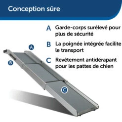 PetSafe RAMPE TELESCOPIQUE 3 PARTIES -Équipement De Chasse Boutique rampe telescopique 3 parties 6