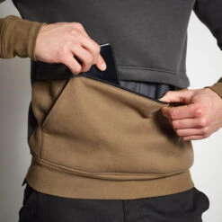 SWEAT A CAPUCHE 500 BEIGE -Équipement De Chasse Boutique sweat a capuche 500 beige 8