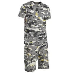 T-shirt Manches Courtes Chasse 100 Camouflage WL V1 Gris -Équipement De Chasse Boutique t shirt manches courtes chasse 100 camouflage wl v1 gris 7