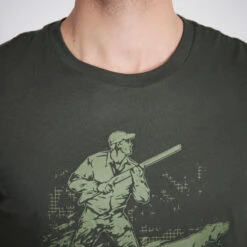 T-shirt Manches Courtes Chasse Coton Homme - 100 Chien Arrêt Vert 11 T-shirt Manches Courtes Chasse Coton Homme - 100 Chien Arrêt Vert -Équipement De Chasse Boutique t shirt manches courtes chasse coton homme 100 chien arret vert 4