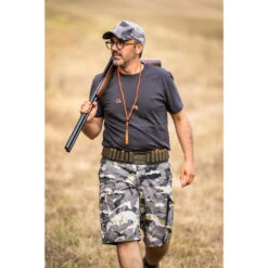 T-shirt Manches Courtes Coton Homme - 100 Carbon Gris -Équipement De Chasse Boutique t shirt manches courtes coton homme 100 carbon gris 2