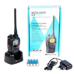 TALKIE WALKIE MIDLAND G9 PRO + OREILLETTES -Équipement De Chasse Boutique talkie walkie midland g9 pro oreillettes 5