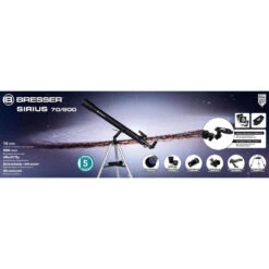 Télescope Sirius 70/900 AZ - BRESSER -avec Adaptateur Pour Smartphone -Équipement De Chasse Boutique telescope sirius 70900 az bresser avec adaptateur pour smartphone 5