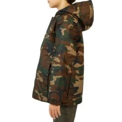Veste Chasse Chaude 100 Junior Camouflage Vert -Équipement De Chasse Boutique veste chasse chaude 100 junior camouflage vert 3