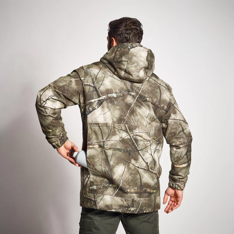 VESTE CHASSE CHAUDE IMPERMÉABLE 100 TREEMETIC 8 VESTE CHASSE CHAUDE IMPERMÉABLE 100 TREEMETIC – Image 6