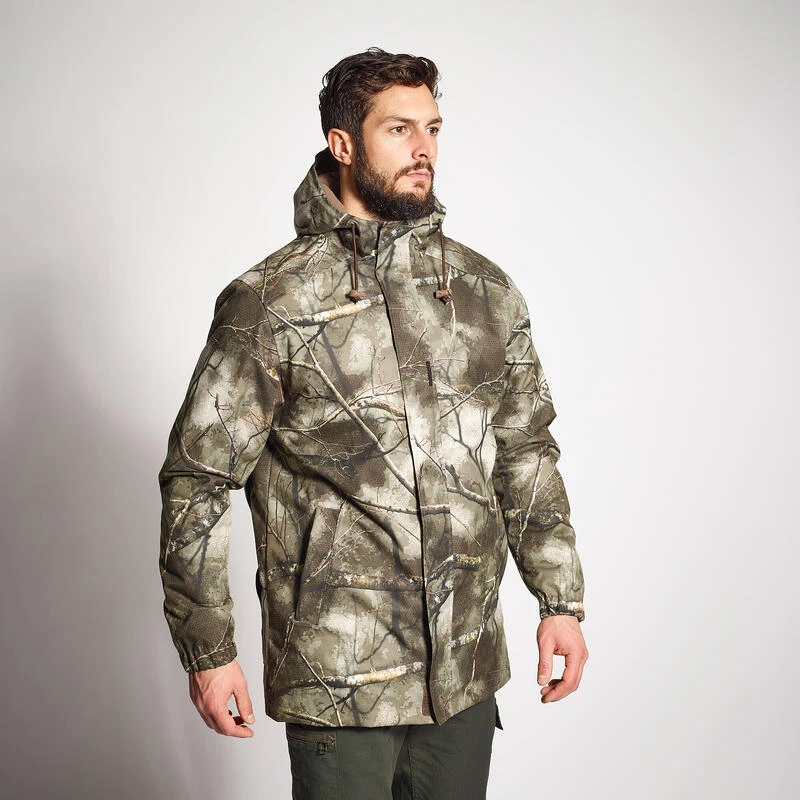 VESTE CHASSE CHAUDE IMPERMÉABLE 100 TREEMETIC 3 VESTE CHASSE CHAUDE IMPERMÉABLE 100 TREEMETIC