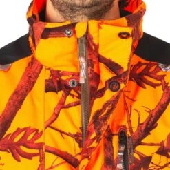 VESTE CHASSE IMPERMÉABLE CHAUDE SILENCIEUSE CAMO FLUO POSTE 500 18 VESTE CHASSE IMPERMÉABLE CHAUDE SILENCIEUSE CAMO FLUO POSTE 500 -Équipement De Chasse Boutique veste chasse impermeable chaude silencieuse camo fluo poste 500 6