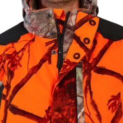 VESTE CHASSE POSTE IMPERMÉABLE CHAUDE 3 EN 1 CAMO FLUO 900 -Équipement De Chasse Boutique veste chasse poste impermeable chaude 3 en 1 camo fluo 900 9